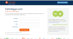 Desktop Screenshot of fatihdogan.com